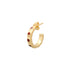 RED DETAILED HOOP GOUD